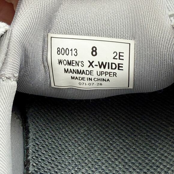 OrthoFeet Womens Kita Hands-Free Sneakers US 8 XW EU 38.5 Gray Athletic GUC - Picture 12 of 14